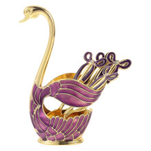 Fruit Serving Spoon Set Zinc Alloy European Design For Family Users 15.00X7.58X3.90CM Assorted Color