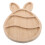 New Wood Rabbit Tray for Home Serving with Divided Snack Platter 1