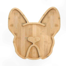 Nouveau plateau à fromage artisanal pour apéritifs et planches de charcuterie, motif chien, 30 cm (taille VI)