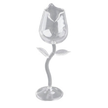 Coffret de verres à vin 100 ml, motif rose, finitions raffinées, cadeau idéal pour la maison, multicolore