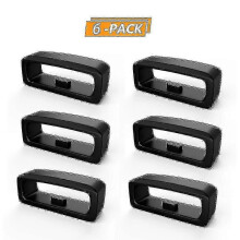 Neues 6-teiliges Set Gummi-Befestigungsringe/Sicherheitsringe als Ersatz für Garmin Fenix 5/Fenix 5 Plus (22 mm) A