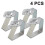 New Pack Of 4 Stainless Steel Tablecloth Clips, Rustproof Tablecloth Clips Hr 1