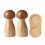 New Adjustable Wood Salt & Pepper Mill Grinder For Kitchen Use 3Pcs 1