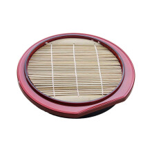 Soba Noodles Plate Drain Mat Appetizer Tray Melamine Food Plate Sashimi Platter Homes Kitchen Round