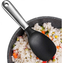 Silicone Rice Serving Spoon Rice Paddle Serving Spoon Can Be Heat Rice Spoon Sauce Soup Salad Rice