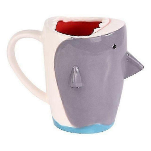 New Funny 3D Big Shark Biomimetic Ceramic Mug