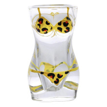 New Pirate Flag Bikini Bust 3D Shot Glass For Party Beer Wine Glass 50ML Yellow 30ml