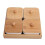New ceramic appetizer serving plate with bamboo tray cover for serving fruit 1