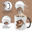 New Heat Changing Mug,Funny Cat Color Changing Ceramic Coffee Mug 3