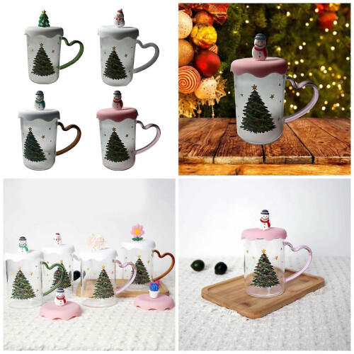 Cocktails Cups Christmas Series Drinking Cup Beverage Cups Glass Texture Suitable Any Setting 1
