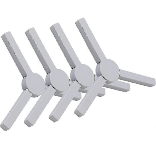 4 Pack Non-slip Foldable Silicone Trivets, Heat-resistant Folding Pad Pad Collapsible Cross Grey