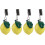 Set 4 Lemon-Shaped Handicraft Tablecloth Weights Clips Home Table Cover/Tablecloth Fixation (Lemon) 1