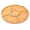 1pc Nut Platter Candy Snacks Server Dish Divided Dried Fruit Snack Plate Serving Platter LBL 1