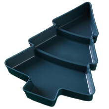 Suitable Christmas Party Christmas Tree Divided Fruit Tray Christmas Tree Shaped Plate Tree Tray C