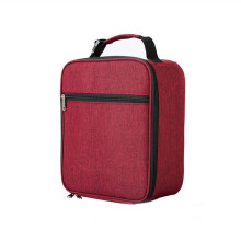 (Red)Sac à lunch isotherme adulte enfant coolbag travail picnic nourriture école rangement lunchbox