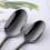 Flatware Steel Dinner Knife, Dinner Dessert Dinner Spoon, Tea Spoon, Things (black, 5 Pieces) 5