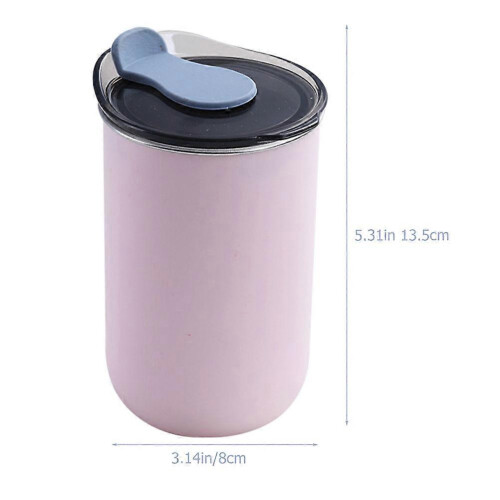 New Convenient Beverage Cup White with Lid for Daily Use Practical Home Accessory 1
