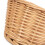New 24Cm Round Buff Willow Tapered Wicker Tray 4