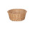 New 24Cm Round Buff Willow Tapered Wicker Tray 5