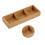 New Divided Wooden Tray Multi Compartments Serving Tray 3 Compartments 5