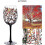 New four seasons wine glasses hand painted anniversary 1 PCS Spring 4