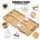 Wood Cheese Board, Fruit Bread Cutting Board, Cooked Cheese Cutting Board, Snack Butter Board 5
