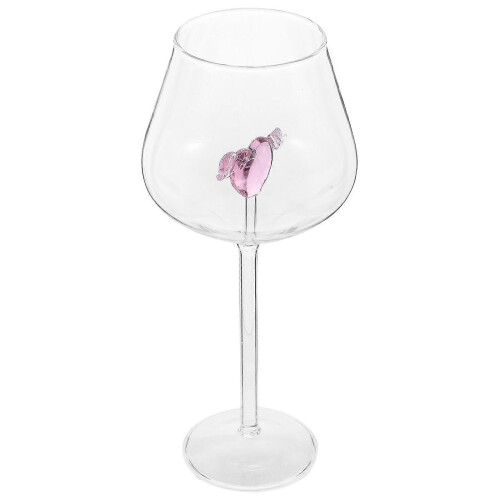 New Romantic Love Glass Cup for Drinking Portable Glass Goblet 2