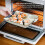 Square Ceramic Plate Including Hand Painted Vinegar Dish Serving Dumplings Dim Sum Multicolor flower 5