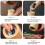 New Adjustable Wood Salt & Pepper Mill Grinder For Kitchen Use 3Pcs 2