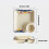 High Fired Ceramic Plate Kitchen Square Dumpling Holder Serving Dish Dipping Area Multicolor Willow 3