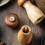 New Adjustable Wood Salt & Pepper Mill Grinder For Kitchen Use 3Pcs 5