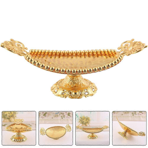 New Fruit Plate Metal Candy Holder with Alloy Material 2Pcs for Storage 1