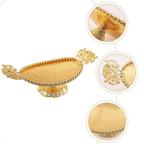 New Fruit Plate Metal Candy Holder with Alloy Material 2Pcs for Storage 2