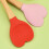 New Silicone spoon set with heart-shaped wooden handle 3