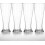 New 4 Pack Nucleated Pilsner Glasses for Drinking Bliss 16 oz 4