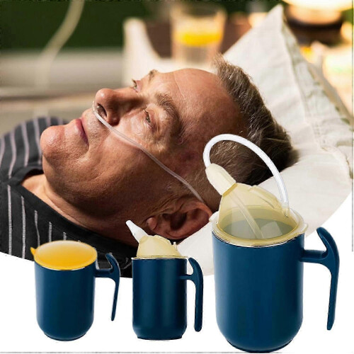 New Spill Proof Cups for Elderly Patient Drinking Cup with Handle Hospital Mugs 1