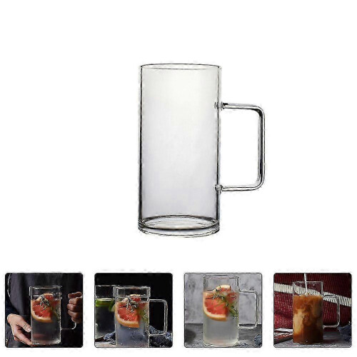 New 700ml Coffee Tea Cup Mug Glass Mug Home Office Drinking Water Cup with Handle 2
