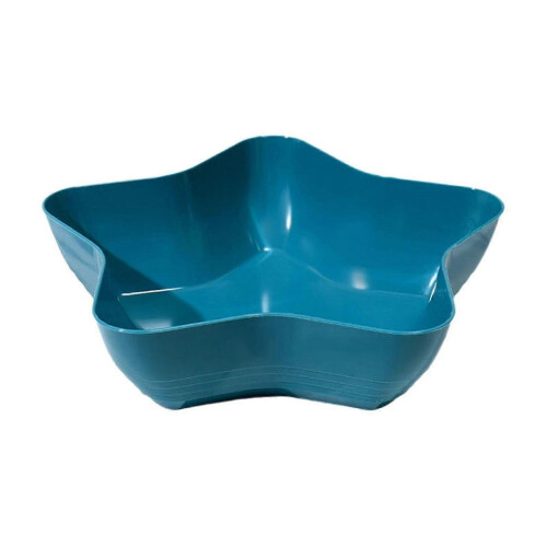 Dessert Bowls - Fruit Tray Coffee Table Dried Fruit Box Divided Melon Candy Snack Box Blue 2Pcs 1