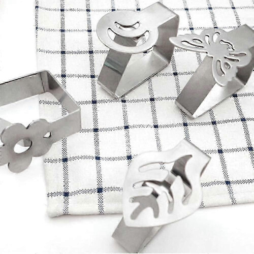 New Pack Of 4 Stainless Steel Tablecloth Clips, Rustproof Tablecloth Clips Hr 1