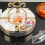 New Divided Serving Tray Snack Platter with Lid for Entertaining Multifunctional 4