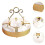 New Divided Serving Tray Snack Platter with Lid for Entertaining Multifunctional 3