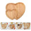 New Heart Shape Tray for Storage 2Pcs Fruit Tray Made from 2