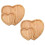 New Heart Shape Tray for Storage 2Pcs Fruit Tray Made from 3