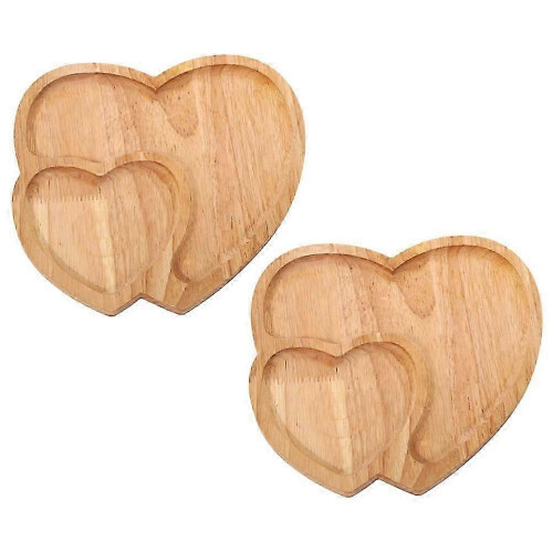 New Heart Shape Tray for Storage 2Pcs Fruit Tray Made from 2