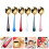 Ensemble de cuillères à soupe rondes de couleurs assorties (1 ensemble) 2