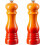 New 8-Inch Salt and Pepper Mill Set with Flame Design 5