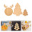 3pcs Tree Deer Shaped Dish Plate Food Storage Server Dessert Serving Dish Fruit Cheese Tray 4