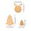3pcs Tree Deer Shaped Dish Plate Food Storage Server Dessert Serving Dish Fruit Cheese Tray 2