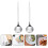 New Silver Stainless Steel Spoon Set for Kitchen Use 6Pcs 3