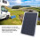 10W Solarpanel 12V wasserdicht USB 6